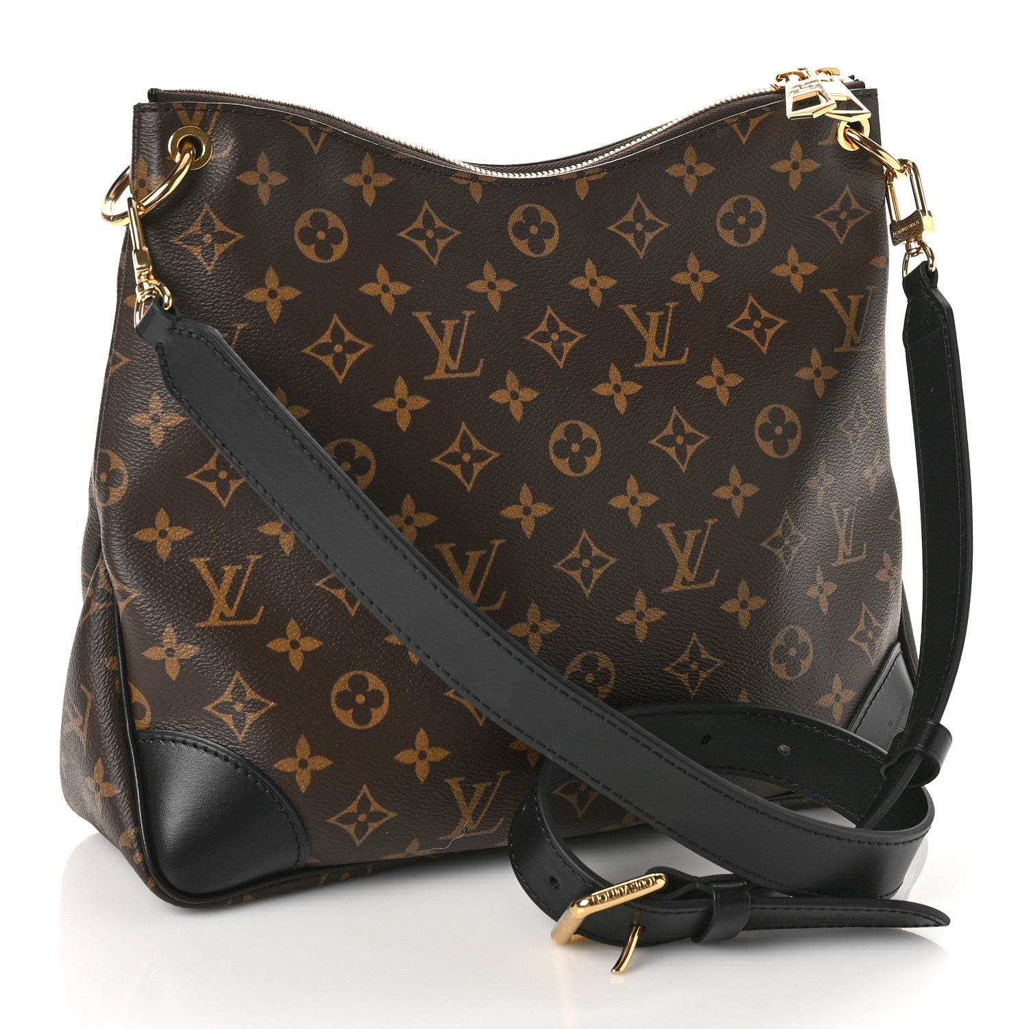 Louis Vuitton Monogram Odeon MM Black 3 of 7