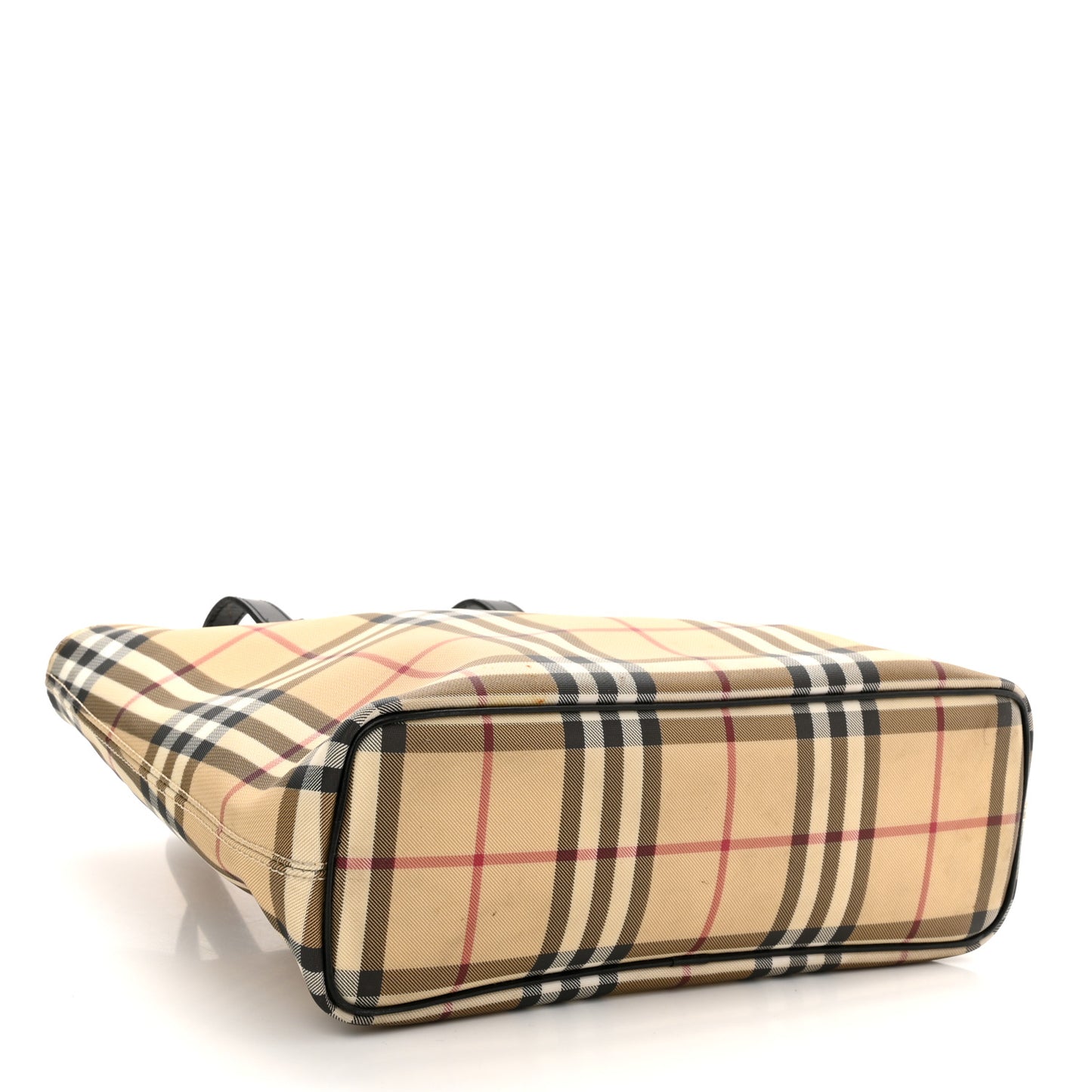 House Check Medium Tote Black