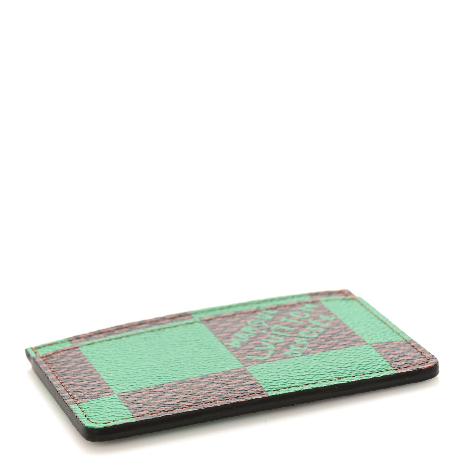 Louis Vuitton Damier Pop Porte Cartes Simple Green 4 of 8