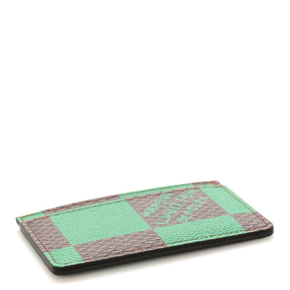 Louis Vuitton Damier Pop Porte Cartes Simple Green 4 of 8