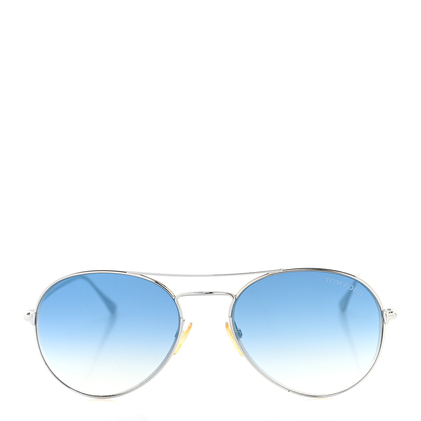 Metal Ace-02 Aviator Sunglasses TF551 Silver Blue