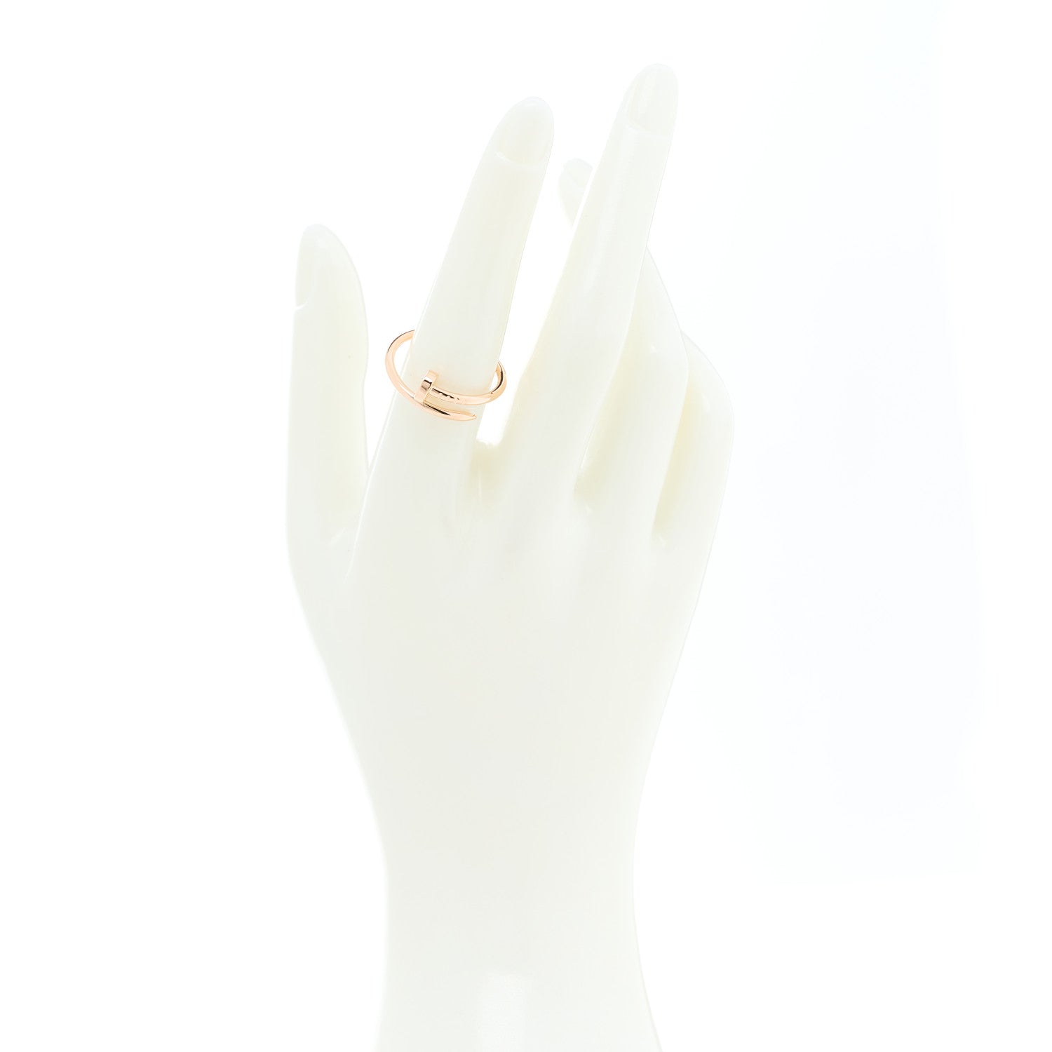 Cartier 18K Pink Gold Small Juste Un Clou Ring 55 7.25 2 of 4