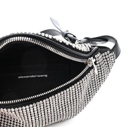 Alexander Wang Rhinestone Mesh Mini Attica Belt Bag Black 5 of 8