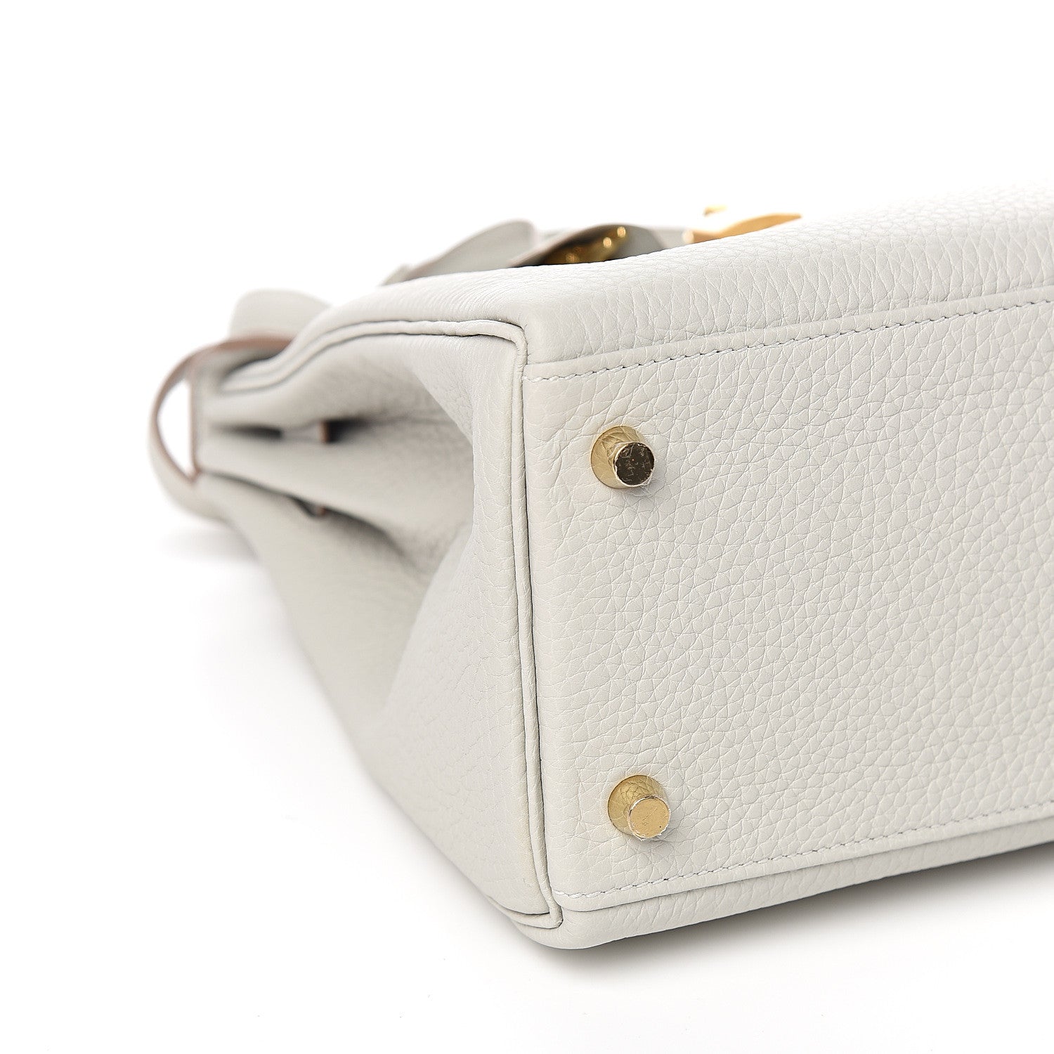 Hermes Taurillon Clemence Kelly Retourne 28 Gris Perle 7 of 9