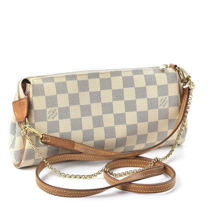 Louis Vuitton Damier Azur Eva Clutch 2 of 12