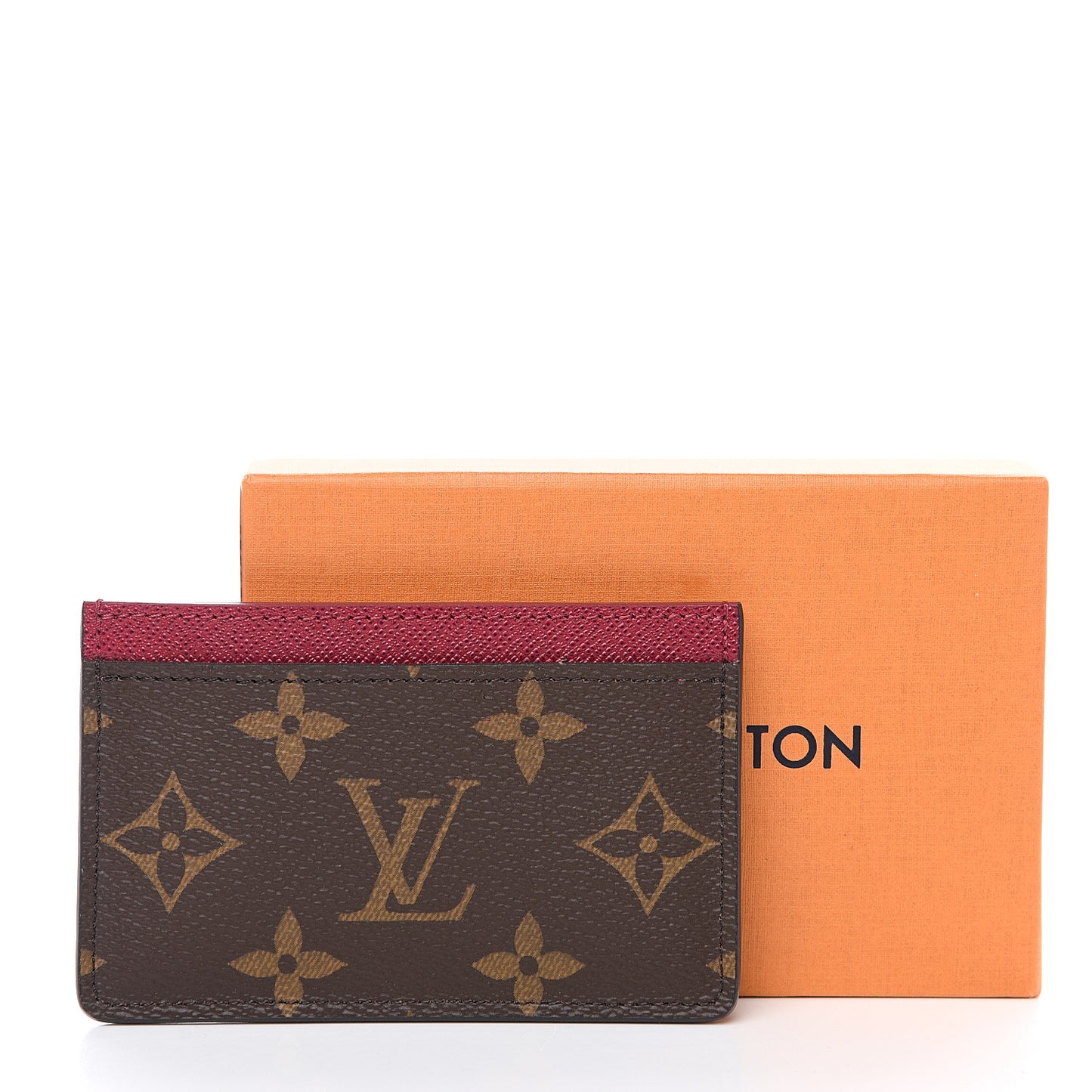 Monogram Card Holder Fuchsia