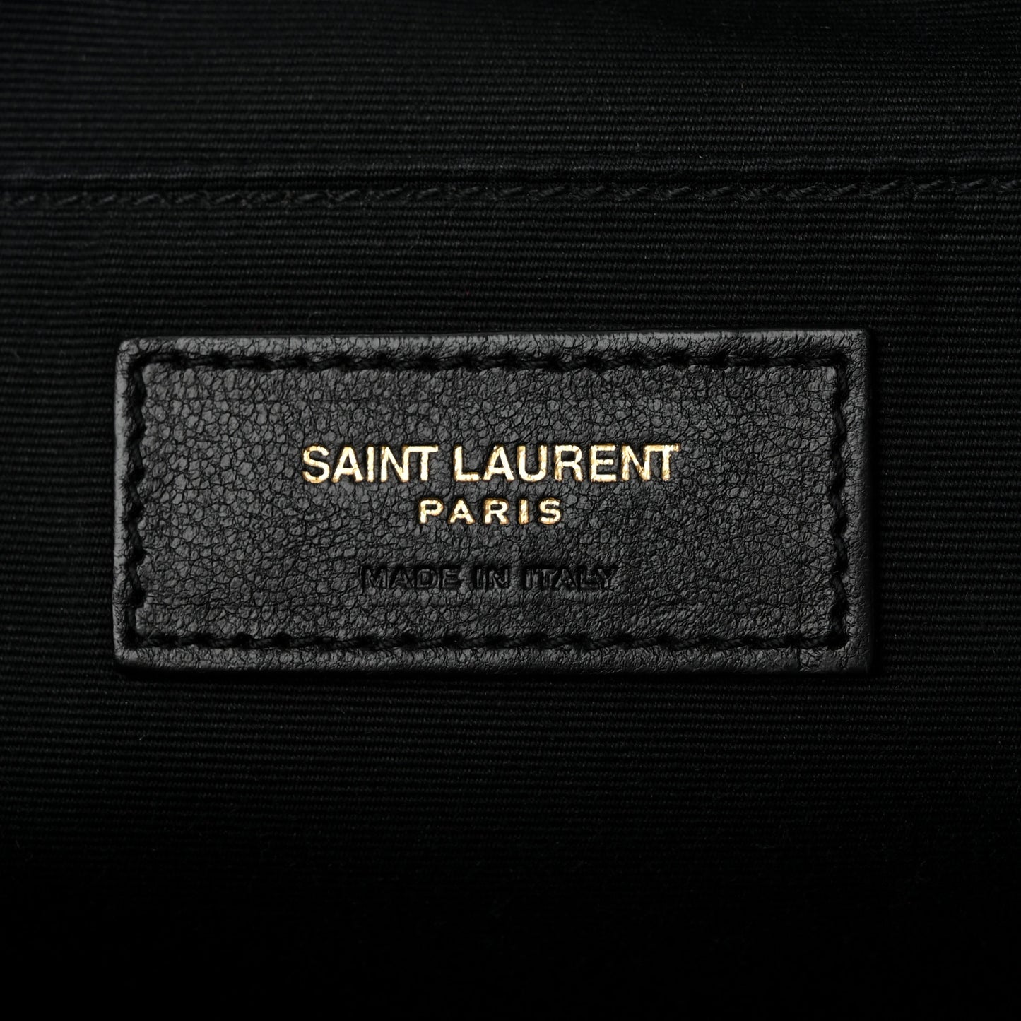 Grained Lambskin Monogram Lou Camera Bag Black