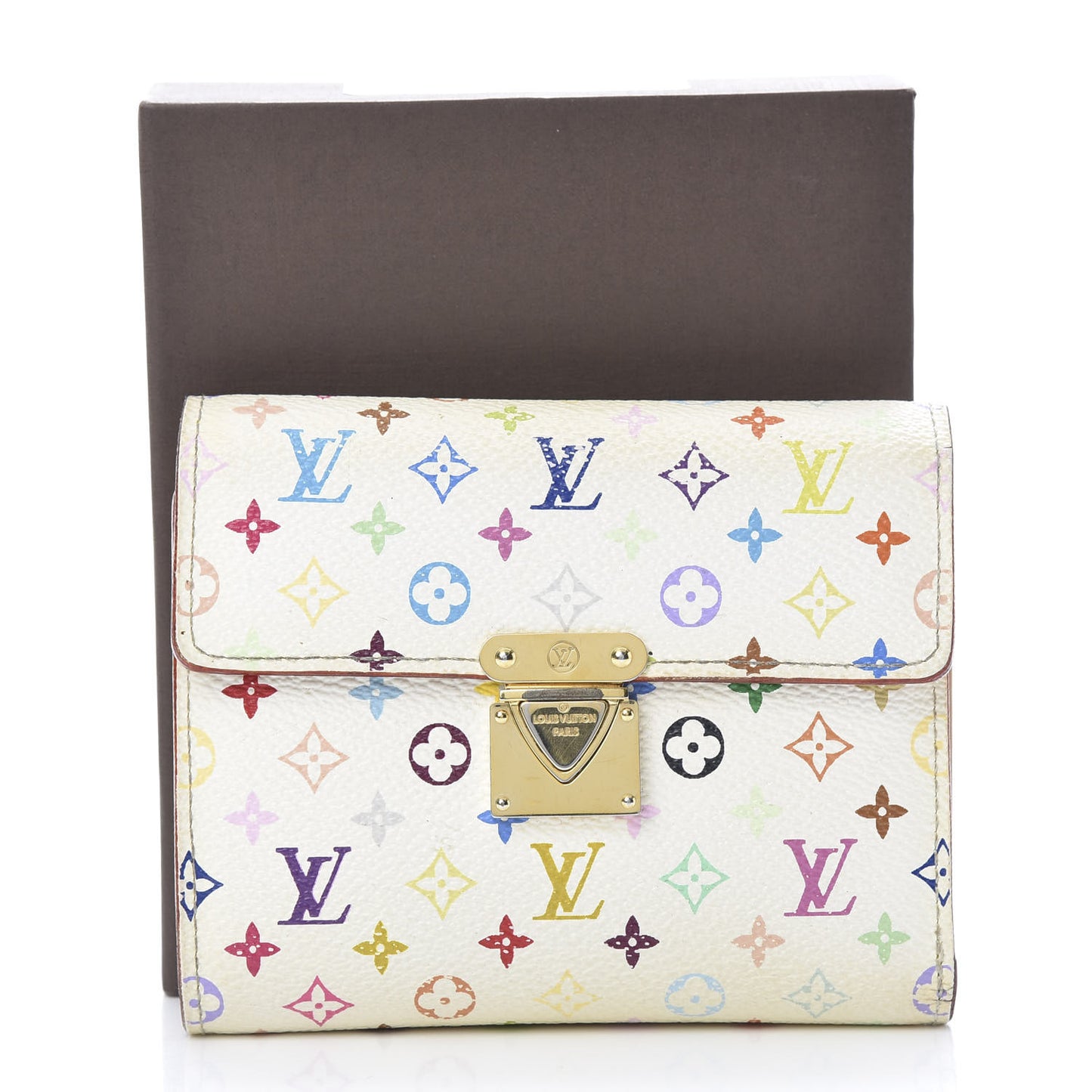 Monogram Multicolor Koala Wallet White