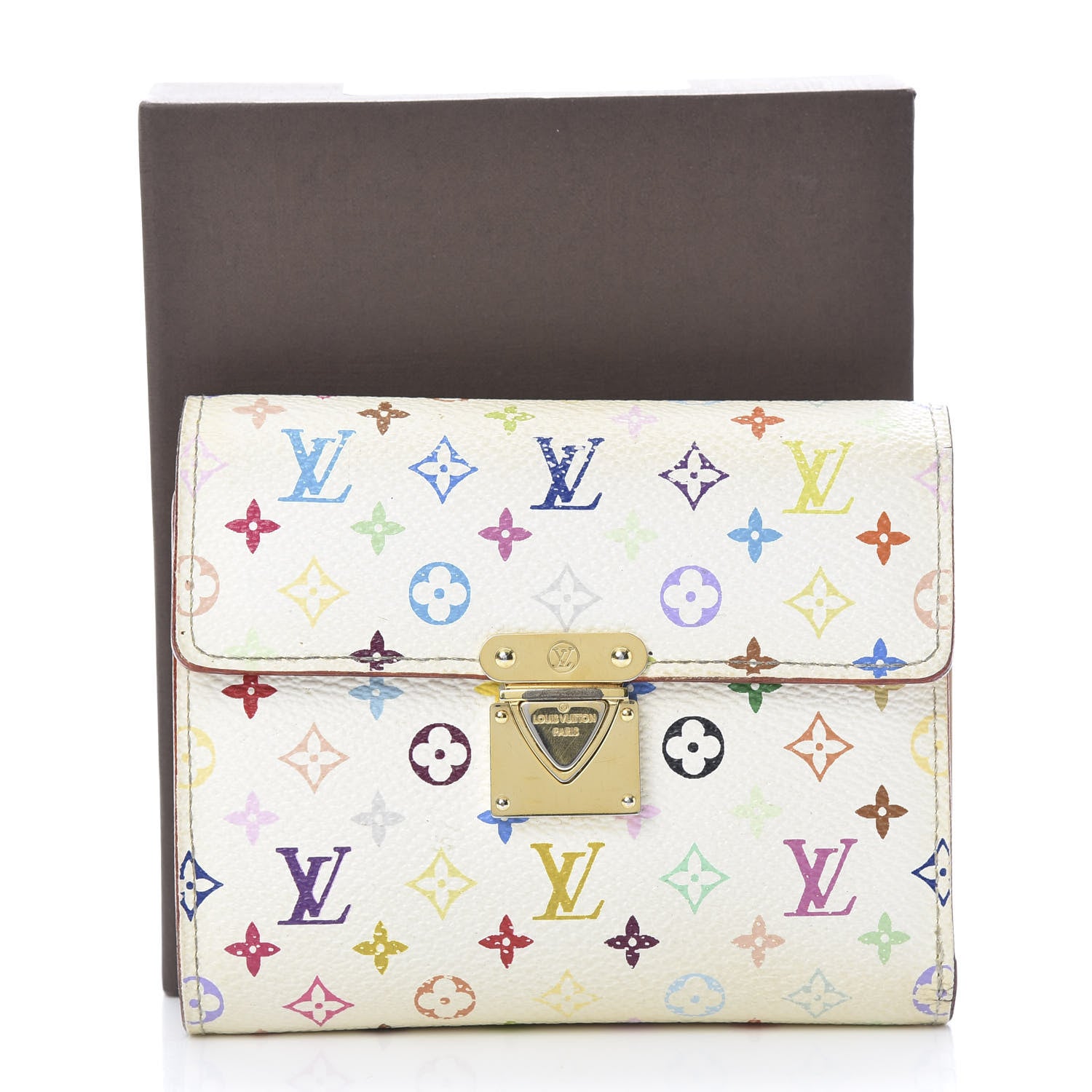Louis Vuitton Monogram Multicolor Koala Wallet White 14 of 14