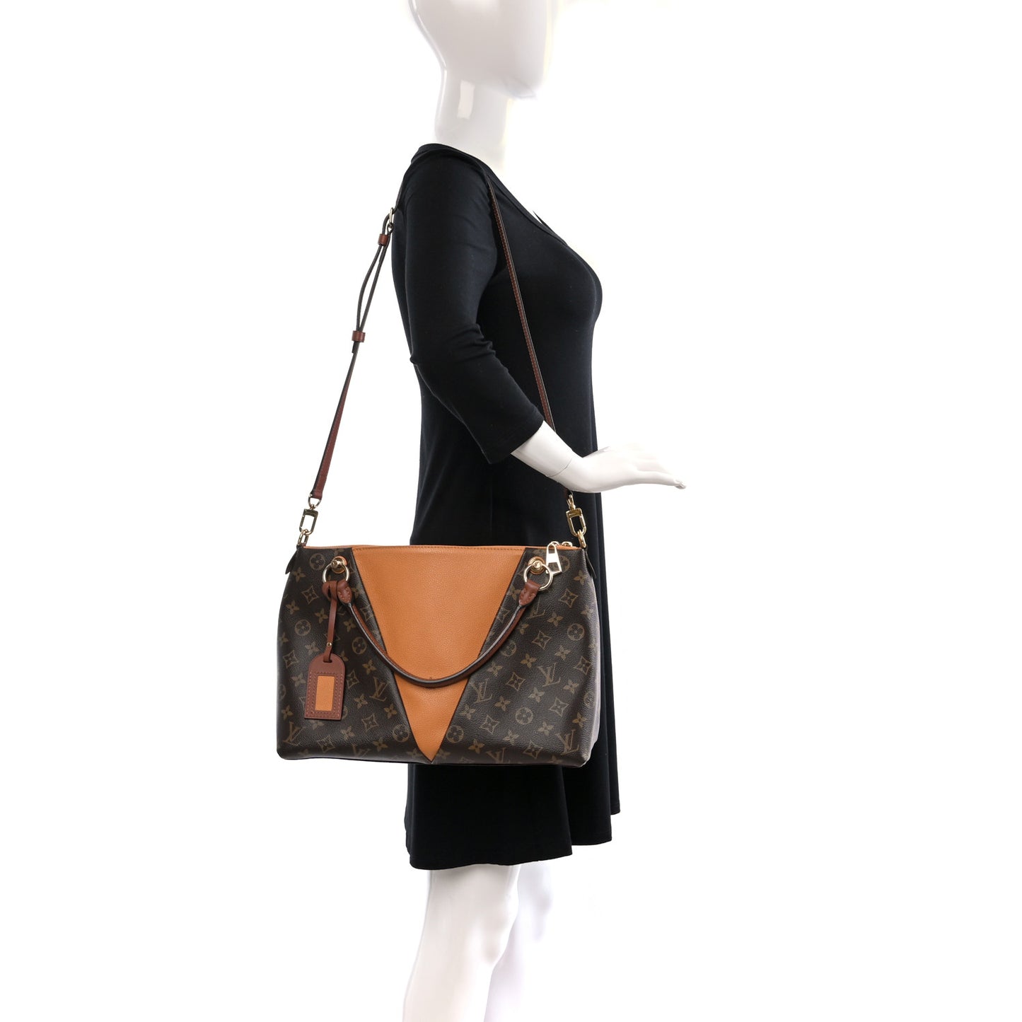 Monogram V Tote MM Safran