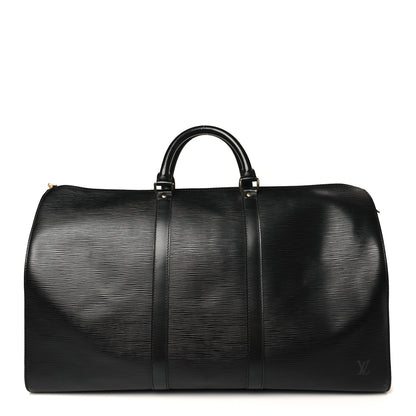 Louis Vuitton Epi Keepall 50 Black 1 of 8