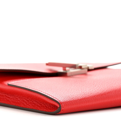 Hermes Chevre Mysore Cinhetic To Go Wallet Rouge De Coeur 9 of 12
