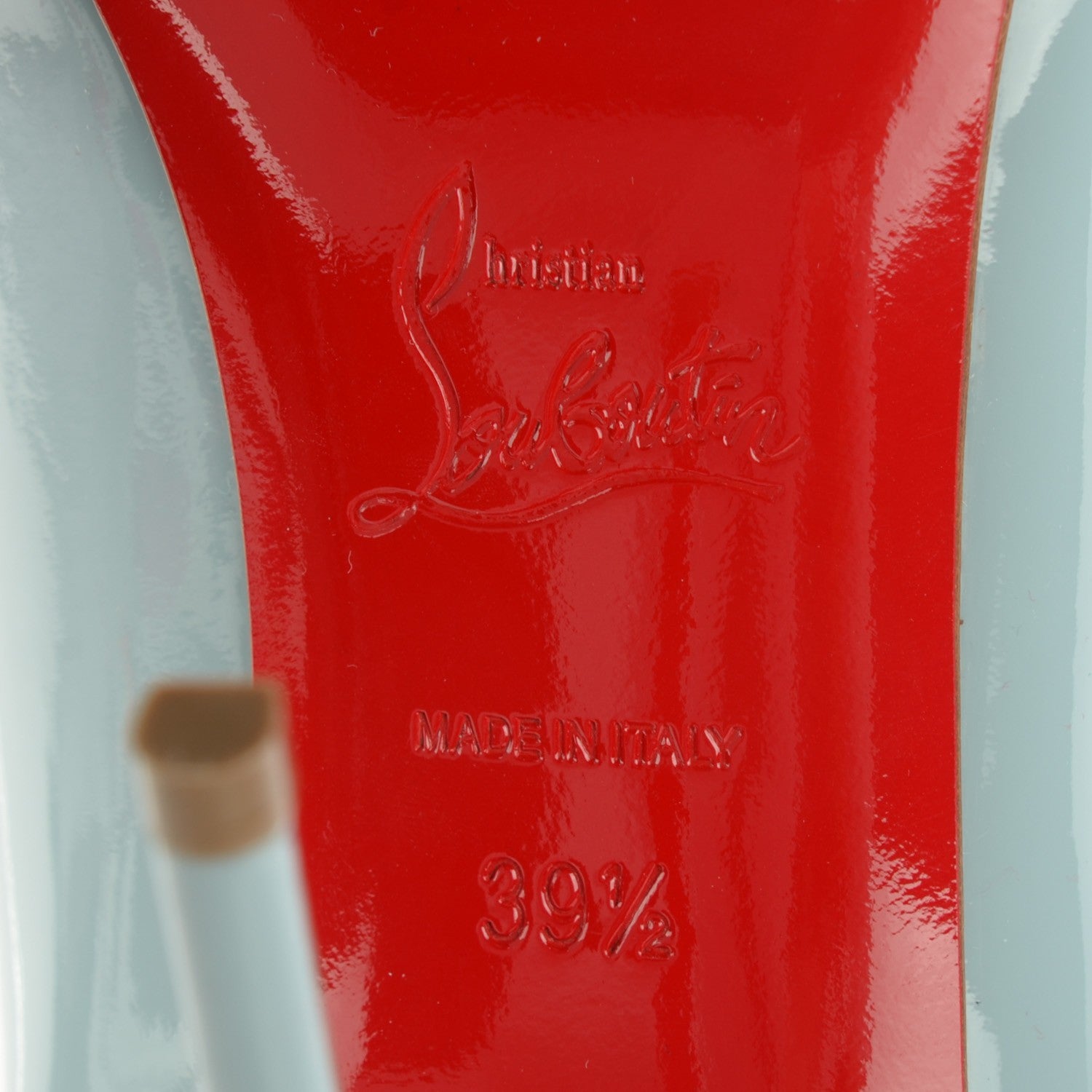 Christian Louboutin Patent Decollete 554 100 Pumps 39.5 Horizon 6 of 8