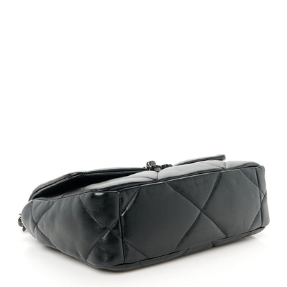 Chanel Goatskin Quilted Medium Chanel 19 Flap So Black 4 of 11