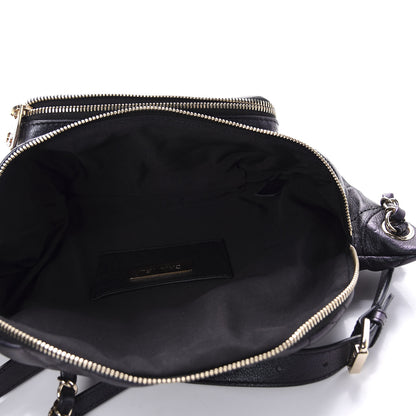 Chanel Iridescent Calfskin Quilted All About Waist Belt Bag Black 5 of 13