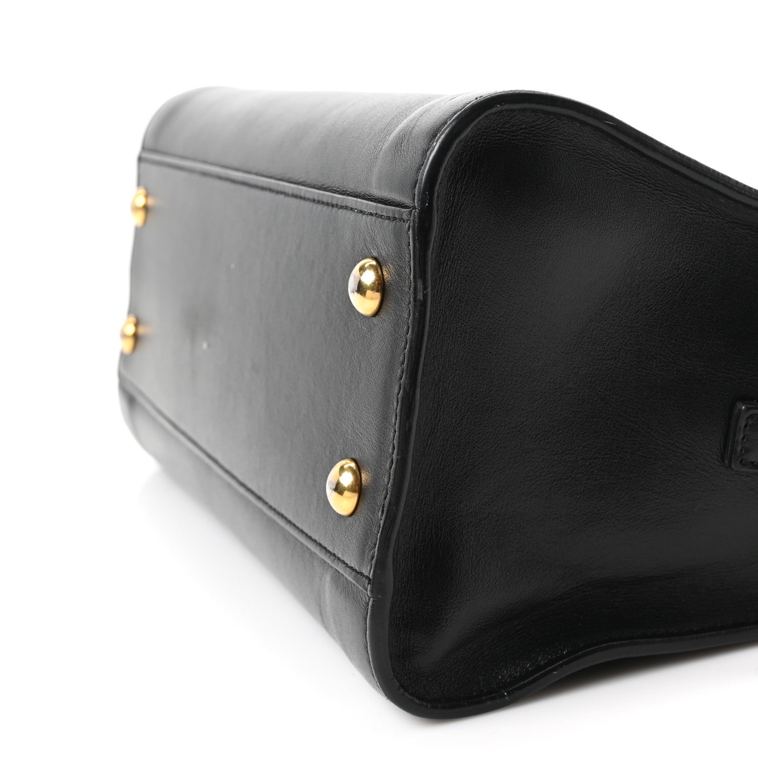Saint Laurent Calfskin Monogram Baby Cabas Black 10 of 10