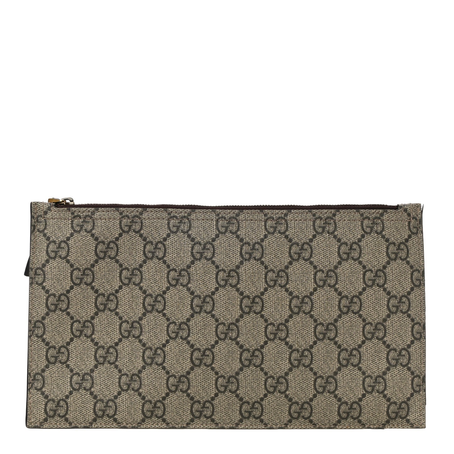 GG Supreme Monogram Large Ophidia Wristlet Pouch Beige New Acero