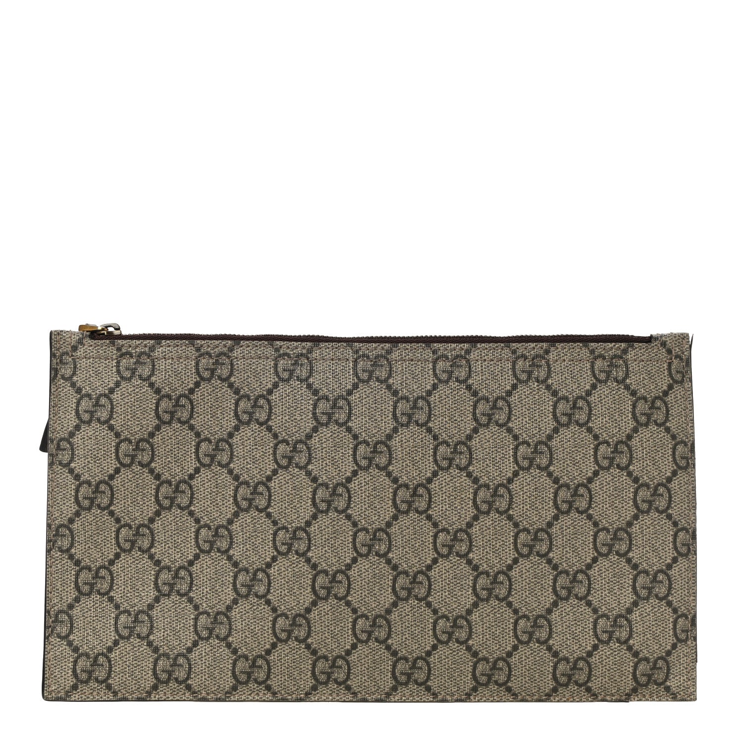 Gucci GG Supreme Monogram Large Ophidia Wristlet Pouch Beige New Acero 1 of 13