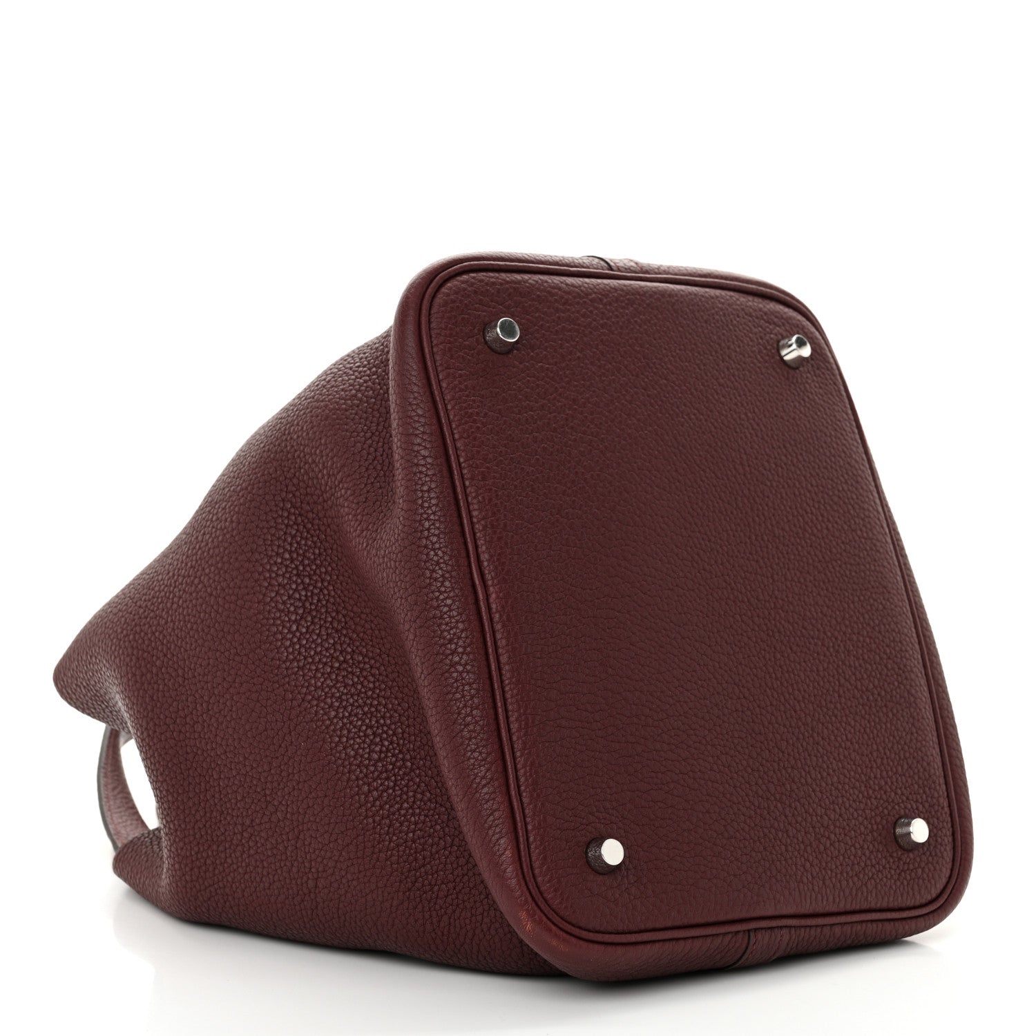 Hermes Taurillon Clemence Picotin Lock 22 MM Rouge Sellier 4 of 10