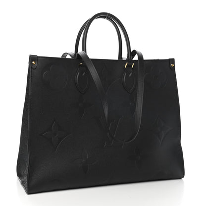 Louis Vuitton Empreinte Monogram Giant Onthego GM Black 3 of 8