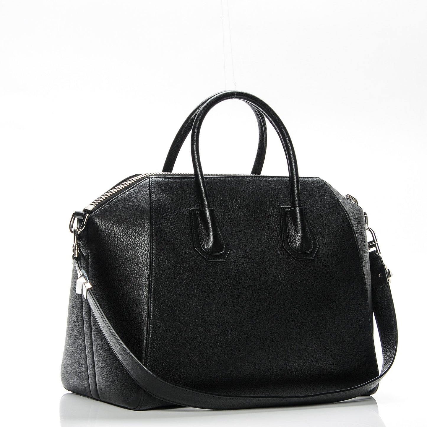 Sugar Goatskin Medium Antigona Black