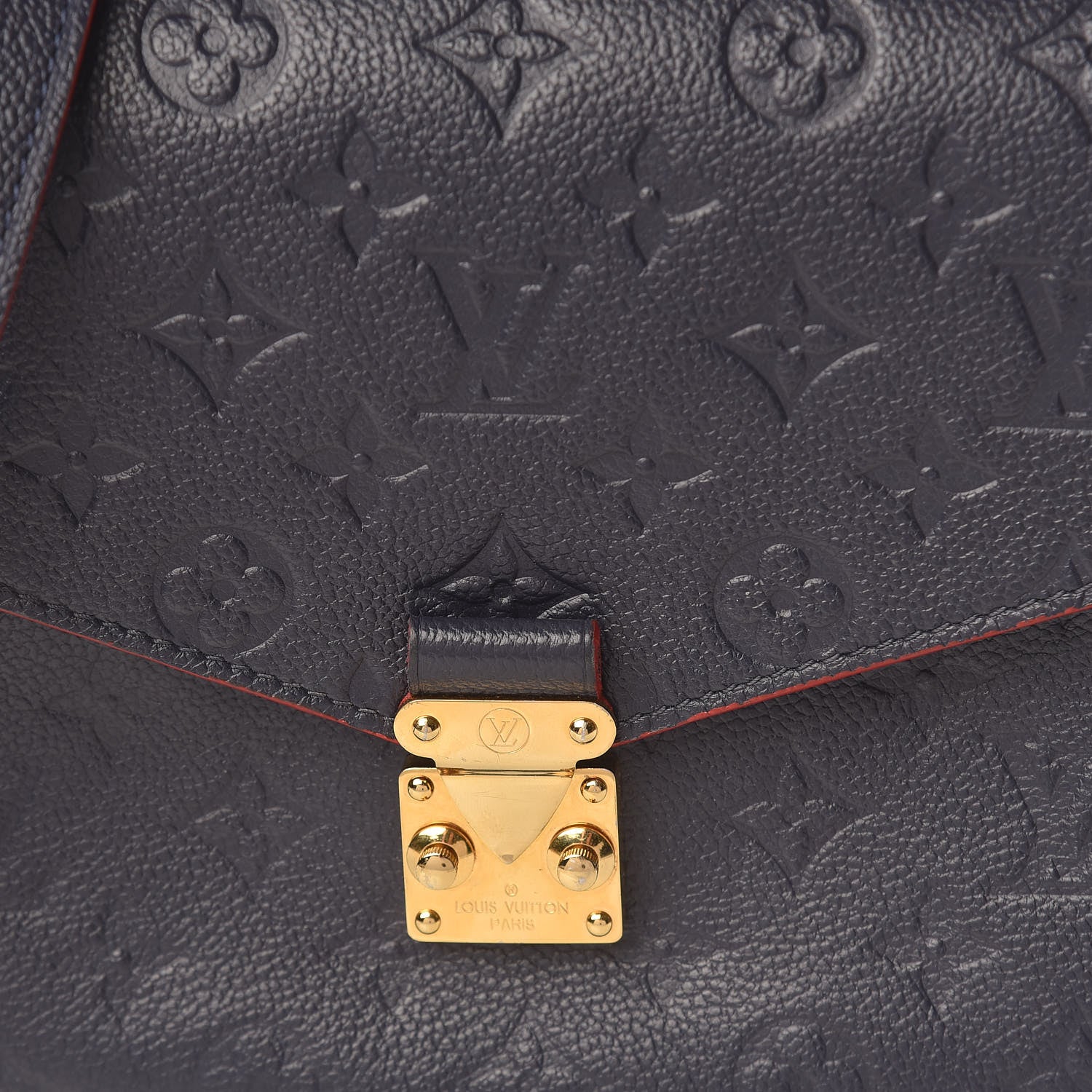 Louis Vuitton Empreinte Pochette Metis Marine Rouge 8 of 11