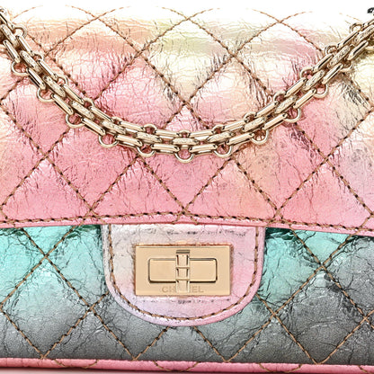 Chanel Metallic Goatskin Quilted Mini 2.55 Reissue Flap Multicolor 8 of 10
