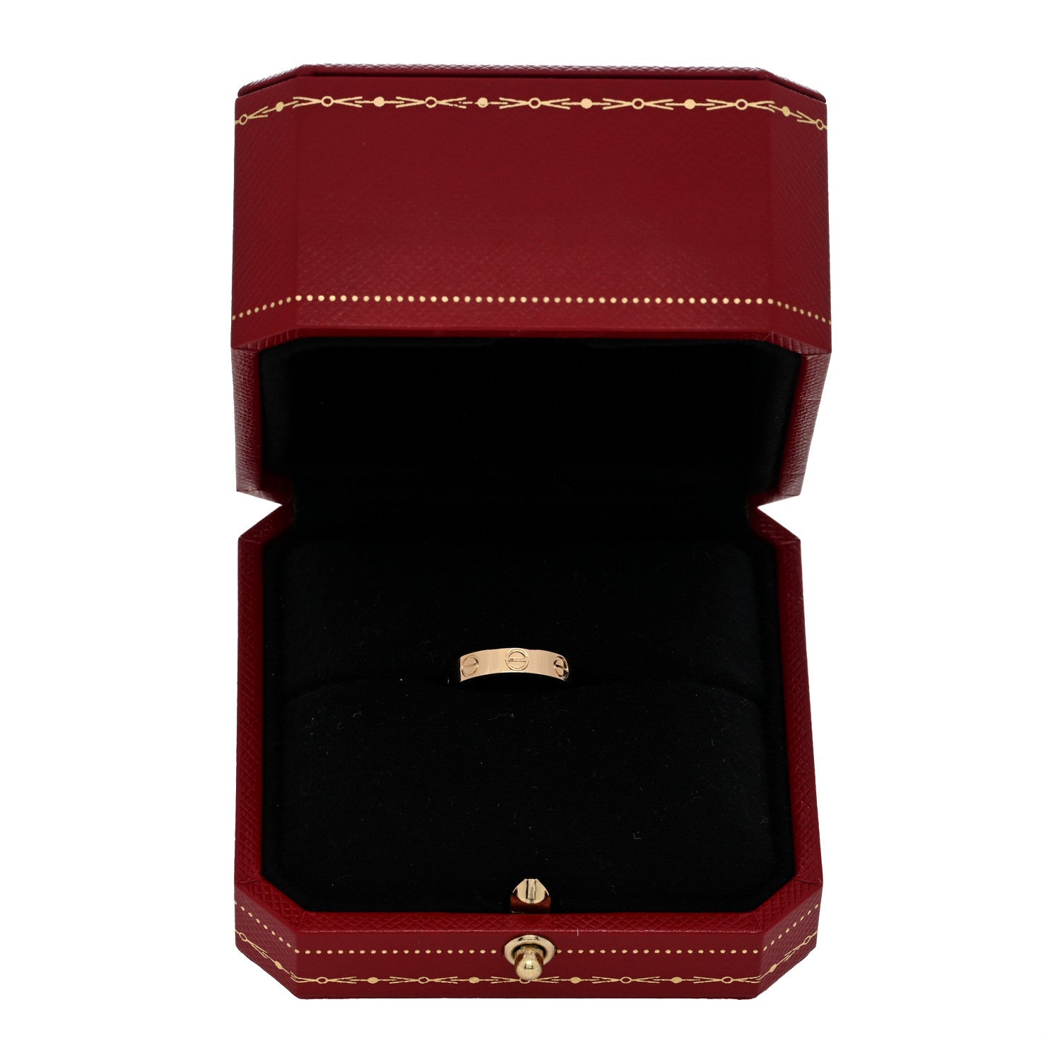 Cartier 18K Yellow Gold 3.5mm LOVE Wedding Band Ring 46 3.75 5 of 5