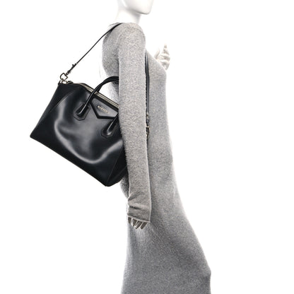 Givenchy Shiny Lord Calfskin Medium Antigona Black 2 of 12