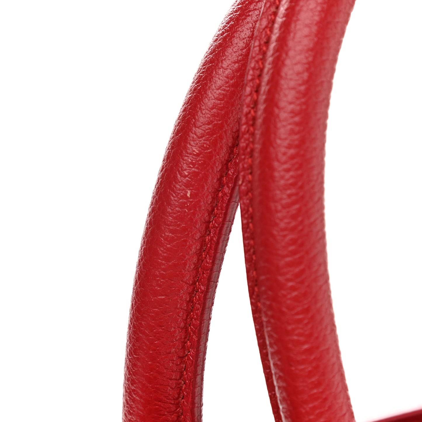 Grained Calfskin Small Sac De Jour Lipstick Red