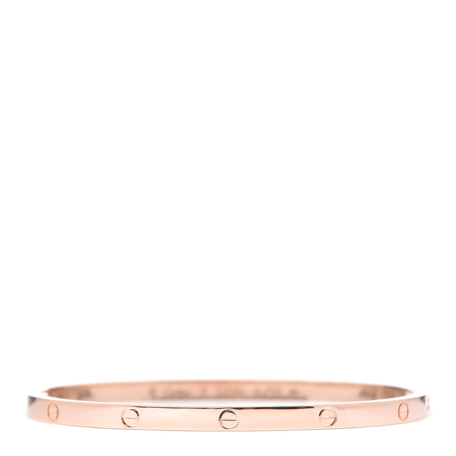 Cartier 18K Pink Gold Small LOVE Bracelet 17 3 of 6