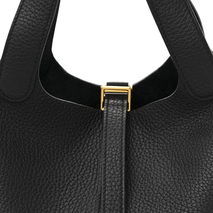 Hermes Taurillon Clemence Picotin Lock 18 PM Black 8 of 11