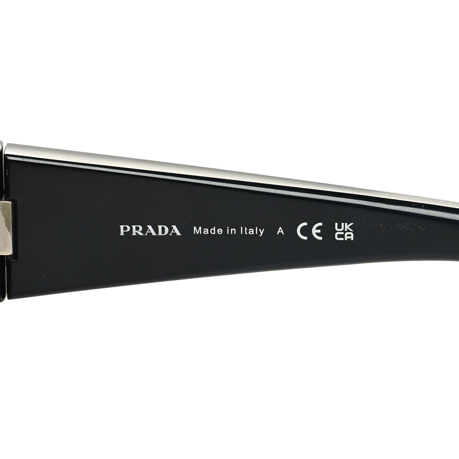 Prada Acetate Runway Sunglasses SPR 25Y Black 5 of 7