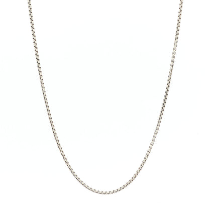 David Yurman Sterling Silver 1.7mm Baby Box Chain Necklace 18" 1 of 6