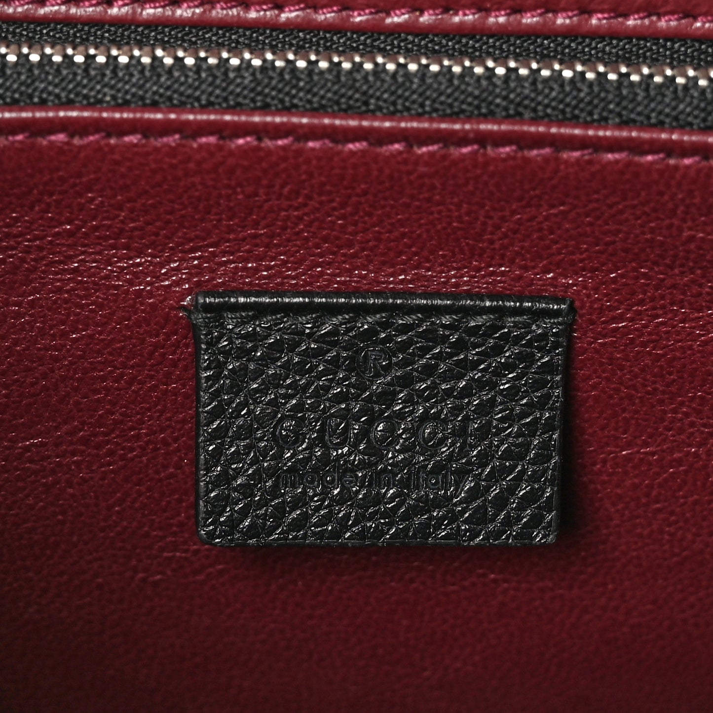 Grainy Calfskin Small Zumi Top Handle Bag Black