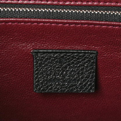 Gucci Grainy Calfskin Small Zumi Top Handle Bag Black 6 of 10