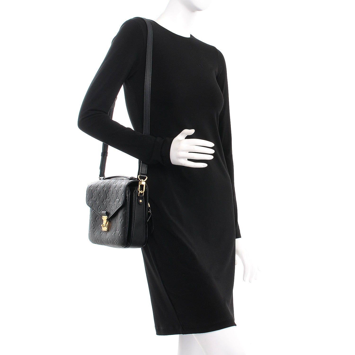 Louis Vuitton Empreinte Pochette Metis Black 2 of 8