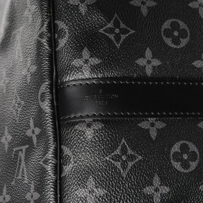 Louis Vuitton Monogram Eclipse Keepall Bandouliere 55 6 of 9