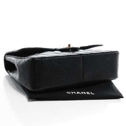 Chanel Caviar Jumbo Single Flap Black 4 of 8