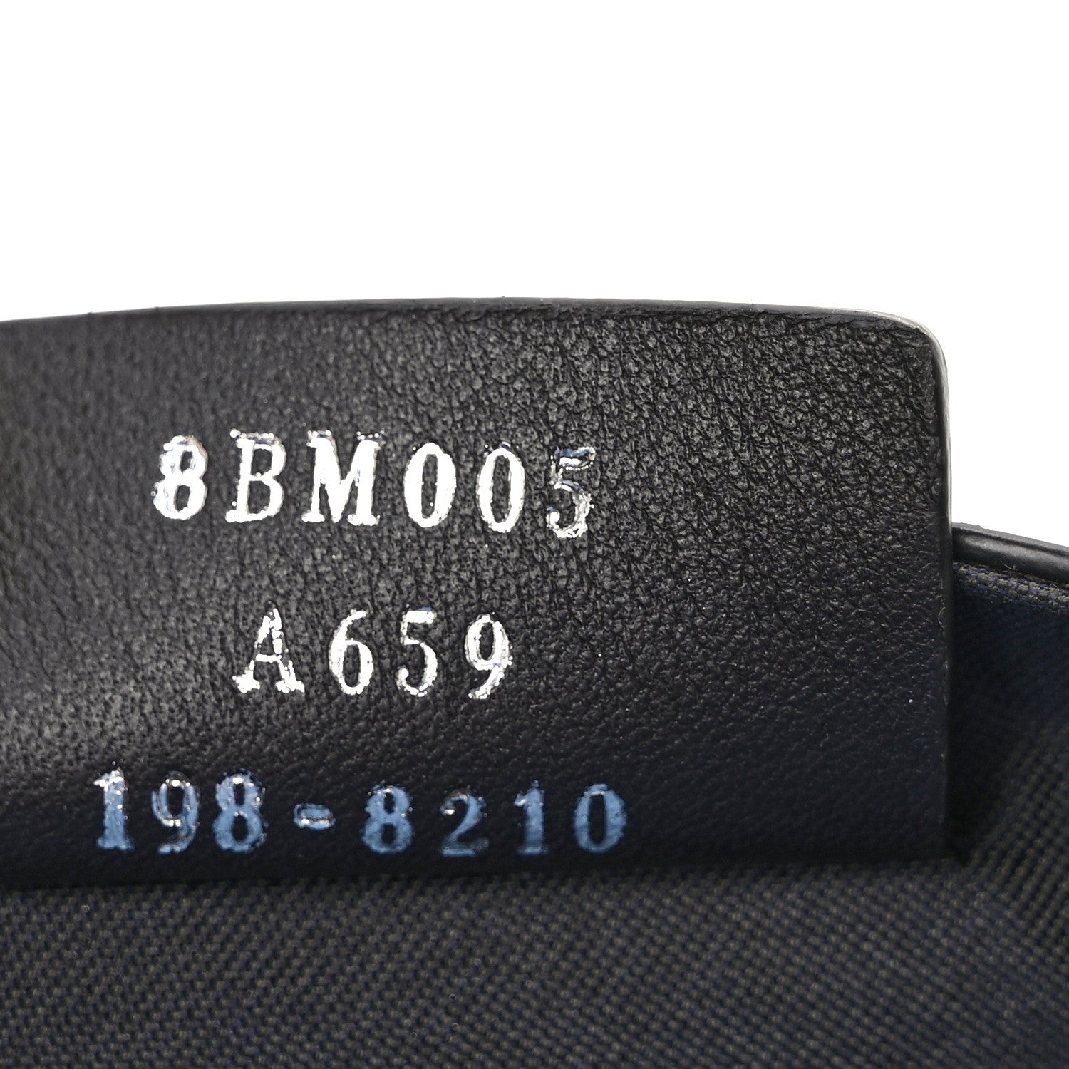 Fendi Vitello Liberty F is Fendi Bi-Color FF 1974 Embossed Envelope Belt Bag Maya Black Nebula 7 of 9