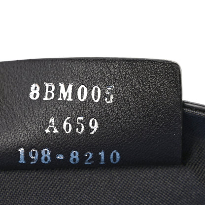 Fendi Vitello Liberty F is Fendi Bi-Color FF 1974 Embossed Envelope Belt Bag Maya Black Nebula 7 of 9