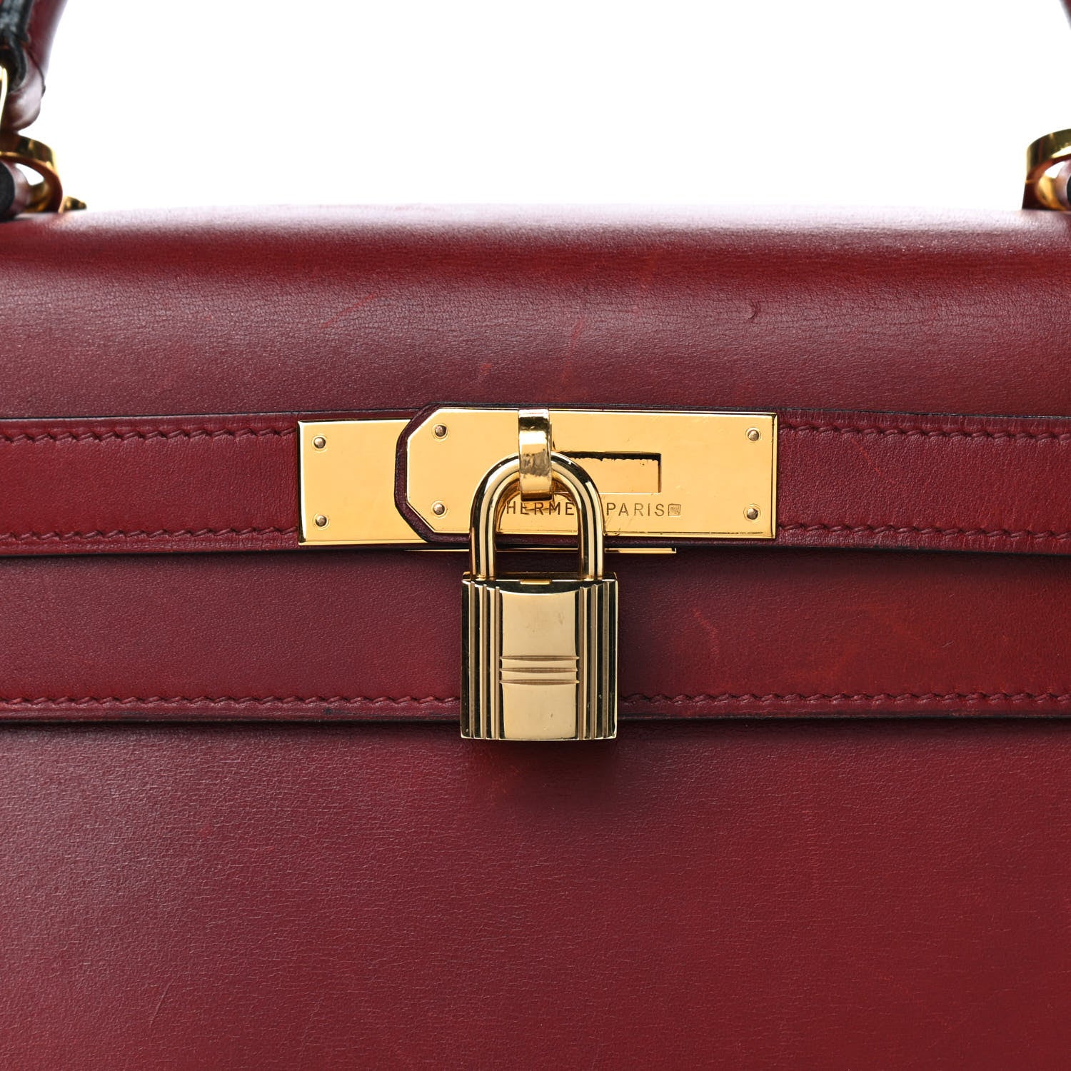 Hermes Box Kelly Sellier 28 Rouge H 8 of 30