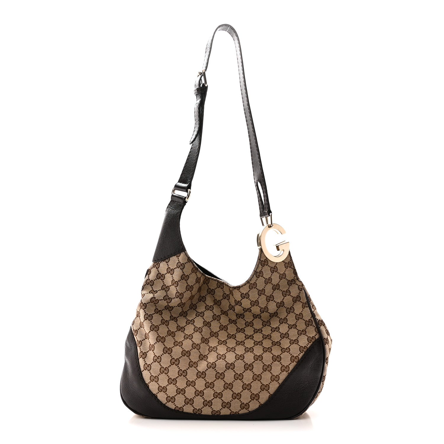 Gucci Monogram Medium Charlotte Hobo Brown 1 of 10