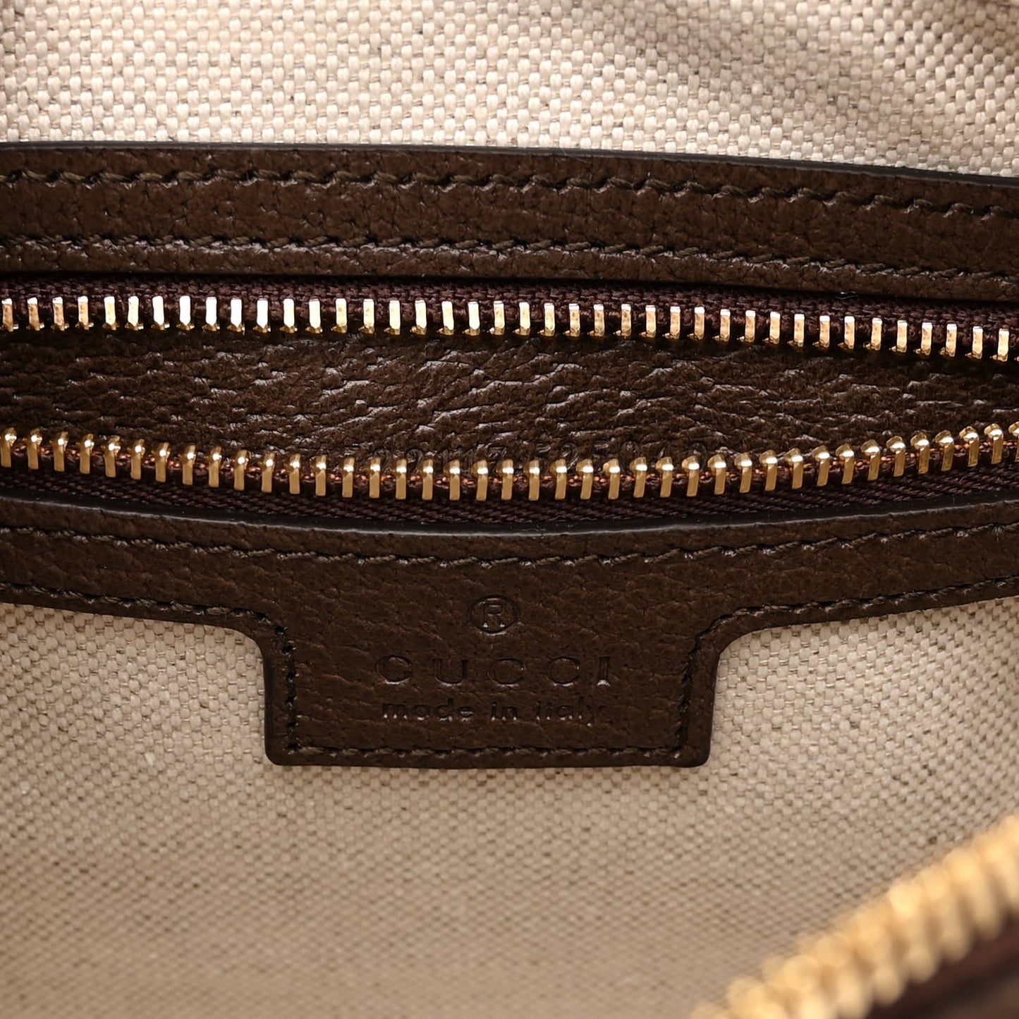 GG Supreme Monogram Textured Dollar Calfskin Web Studded Mini Ophidia Flap Shoulder Bag Beige Ebony New Acero