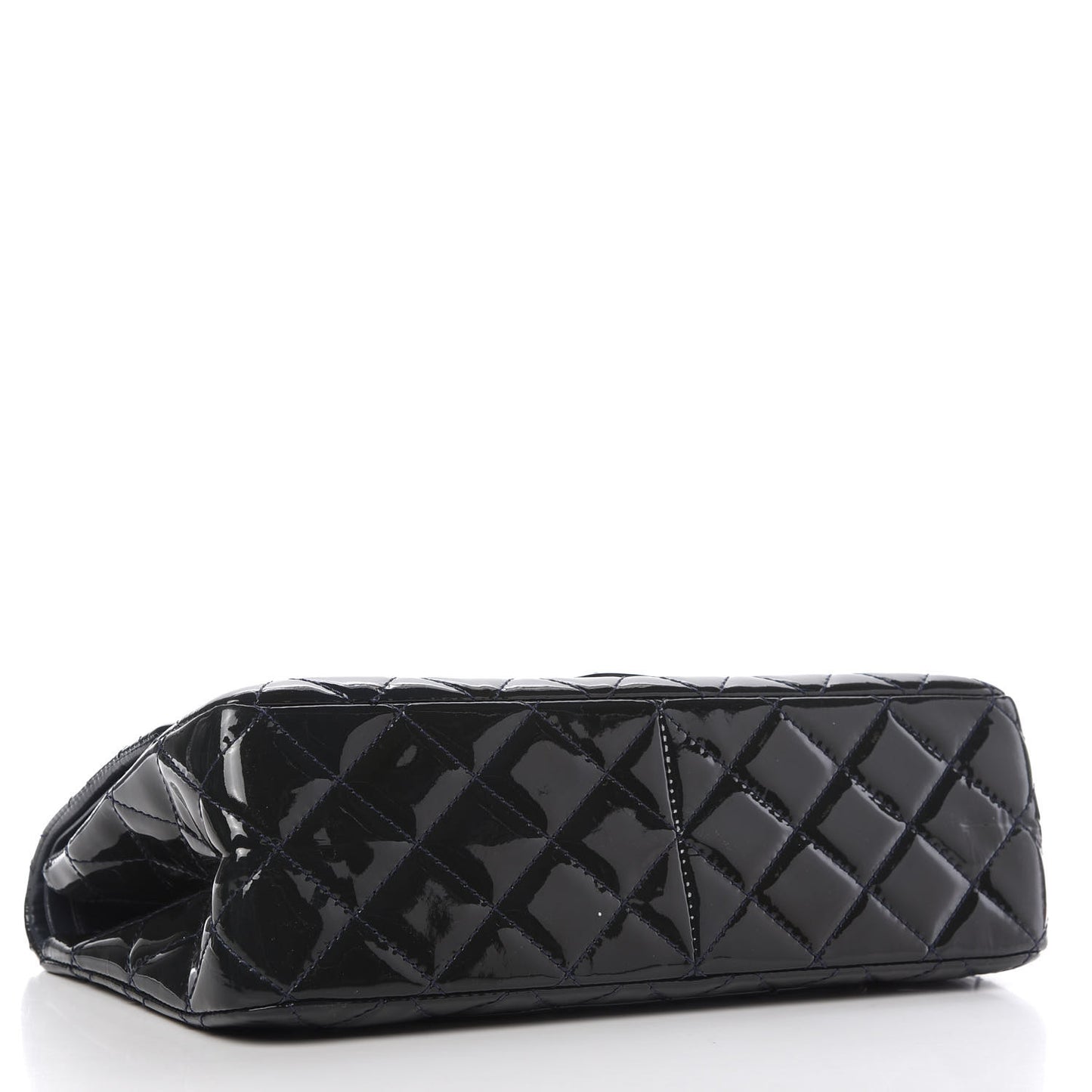 Patent Quilted 2.55 Reissue 227 Flap Dark Blue