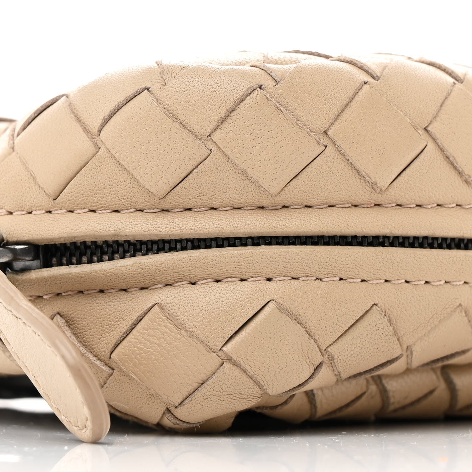 Bottega Veneta Nappa Intrecciato Mini Chain Messenger Fume 9 of 12
