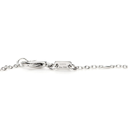 Gucci 18K White Gold Enamel Icon Twirl Pendant Necklace 5 of 6