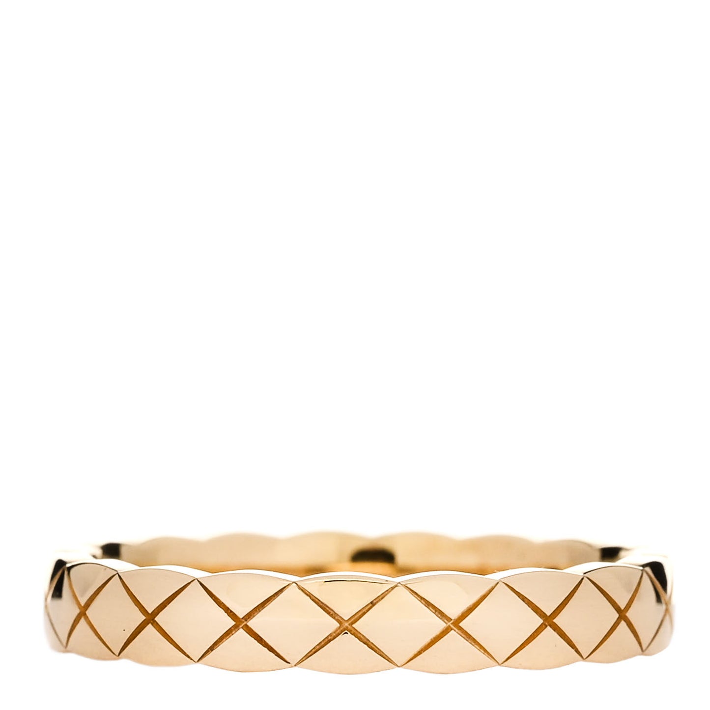 18K Yellow Gold Mini Coco Crush Ring 55 7.25