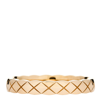 Chanel 18K Yellow Gold Mini Coco Crush Ring 55 7.25 3 of 5