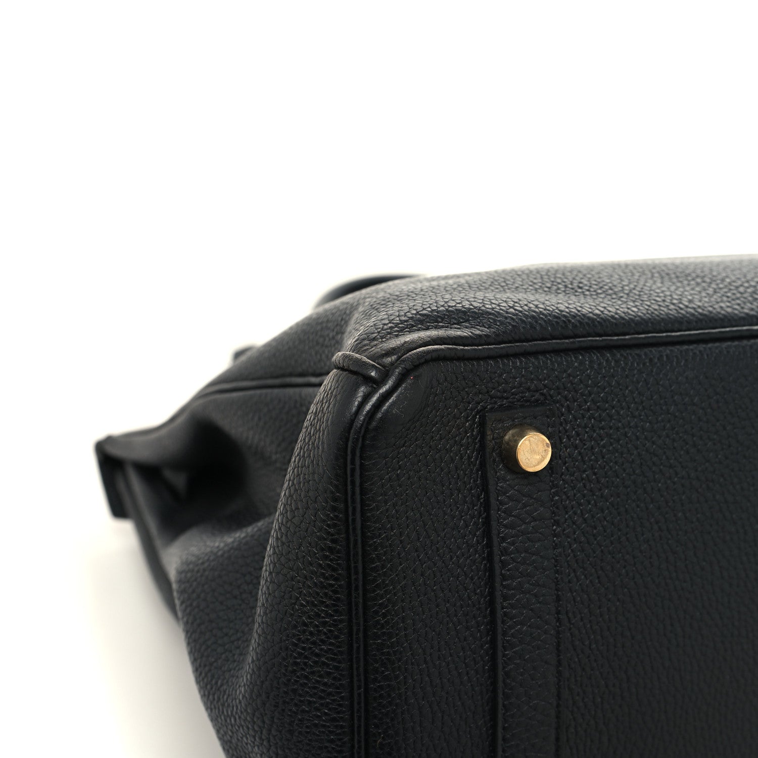 Hermes Taurillon Clemence Birkin 35 Black 10 of 11